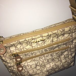 Monogram CK adjustable strap purse